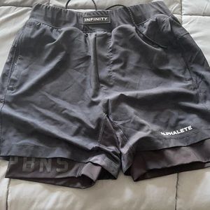 Medium Black Camo Alphalete Infinity Pro Shorts
